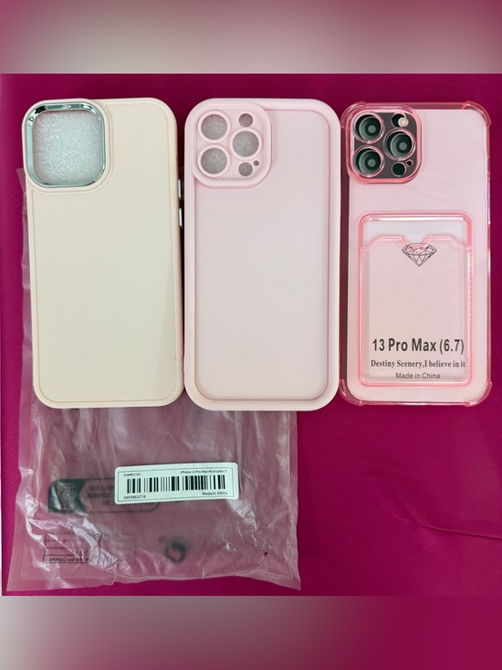 Amazon Other - Amazon Pink iPhone 13 Pro Max (6.7) Protective Cases - Set of 3